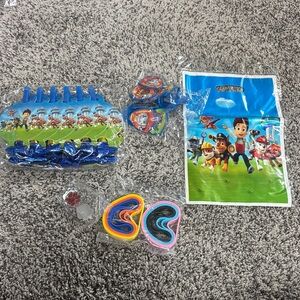 Paw Patrol Party Favor Set - Blue, Green, and Multicolor